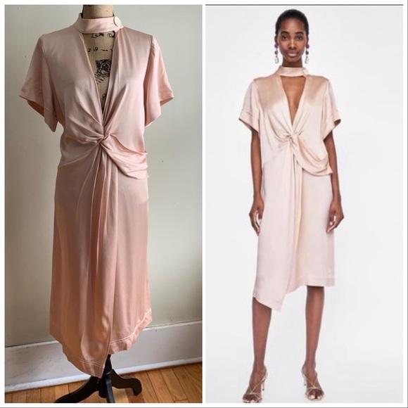 Zara Dresses & Skirts - Zara half wrap dress